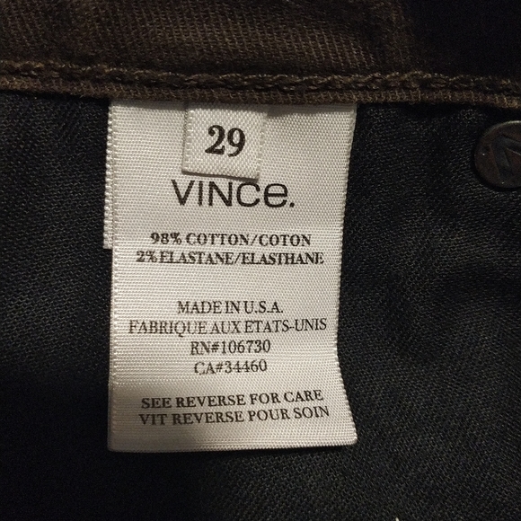 Vince Skinny Jeans Dark Brown - Picture 6 of 8